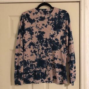Acid dye long sleeve tee